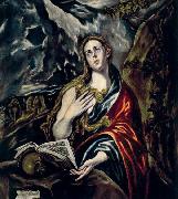 GRECO, El Penitent Magdalen oil on canvas